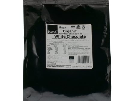 1kg Plamil Organic White Chocolate Drops on Sale