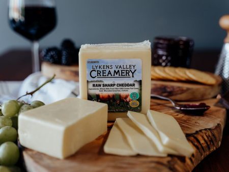 Raw Grass-Fed Sharp Cheddar Cheese - 10.5 oz. Online now