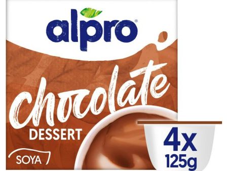 Alpro Chocolate Soya Dessert Cups For Sale