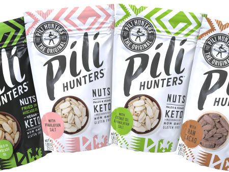 4-pack Pili Hunters™ Nut Variety FREE SHIPPING! Sale