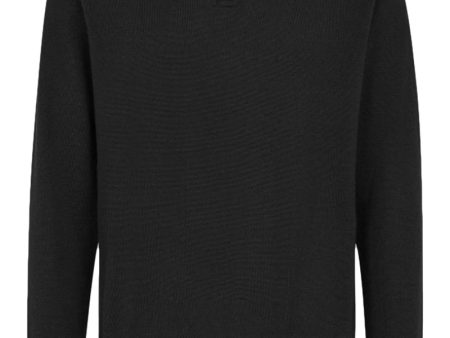 Fendi Men Black Wool Sweater Supply