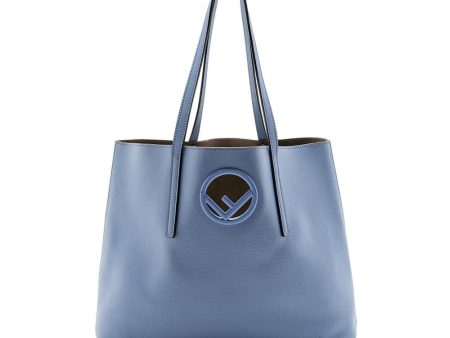 Fendi Leather Logo Shopper Tote (SHF-14080) For Discount