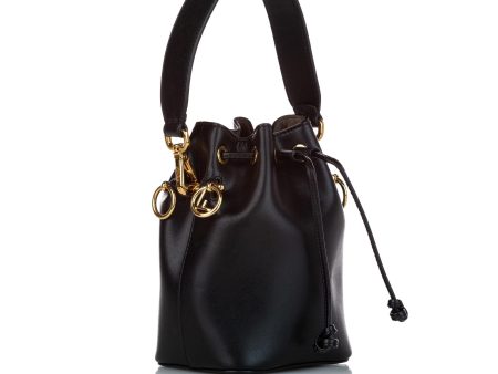 Fendi Mini Mon Tresor Leather Bucket Bag (SHG-37091) For Discount