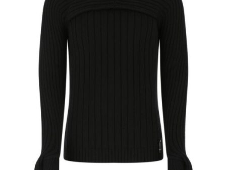 Fendi Man Black Wool Sweater For Discount