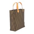 Fendi Tabacco Arancio Zucca Shopping Tote (New with Tags) Hot on Sale