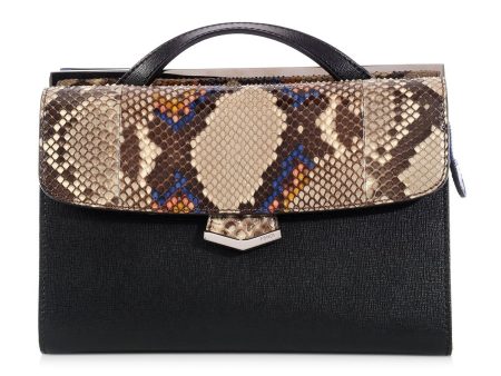 Fendi Color Block Python Demi Jour Online