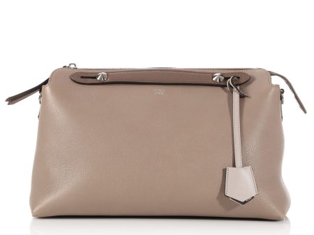 Fendi Taupe Grande Bauletto Hot on Sale