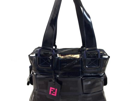 Fendi Navy Blue Tote (Indistinguishable) Hot on Sale