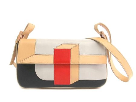 Fendi Colorblock Vitello  3D Baguette  (SHA-16383) Cheap