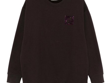 Fendi Women Sweatshirt Ff Embroidery Hot on Sale