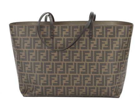 Fendi Tabacco Moro Zucca Shopping Tote (New with Tags) Discount