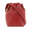 Fendi Grande Mon Tresor Red Leather Shoulder Bag Online Sale