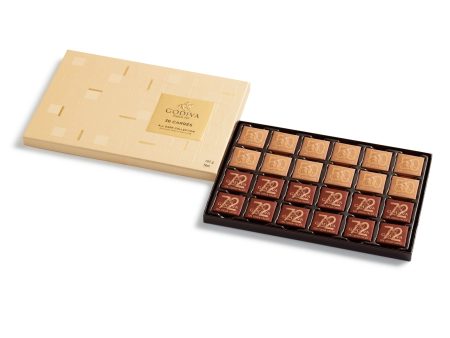 Carrés All Dark Chocolate Collection Gift Box, 36 Pieces | 185g Online now