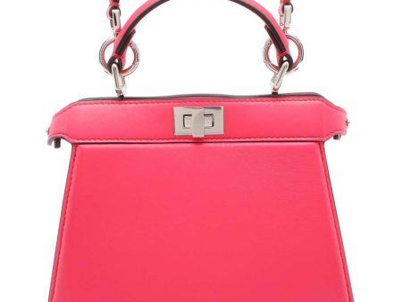 FENDI Peekaboo Icy You Pink 8BN335 Leather Size Petit Discount