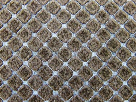 Glam Fabric Cobblestones Chocolate - Chenille Upholstery Fabric Supply