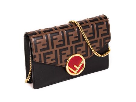 Fendi Double FF Wallet on Chain Fashion