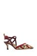 Fendi Woman Multicolor Mesh And Fabric Colibrã¬ Pumps Online Hot Sale