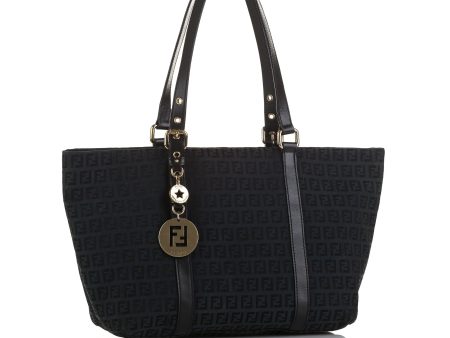 Fendi Zucchino Superstar Canvas Tote (SHG-UfLfjB) Online Sale