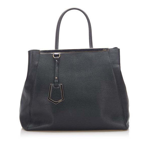 Fendi 2Jours Leather Handbag Online