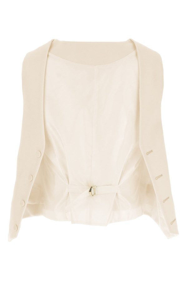 Fendi Women Cut Out Deconstructed Vest Online Hot Sale