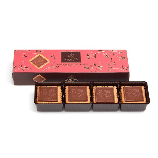 Milk Chocolate Biscuits, 12 Pieces | 95g Online Hot Sale