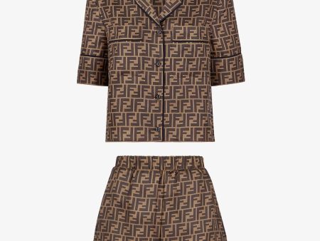 Fendi Woman Fendi Woman Brown Suits Hot on Sale