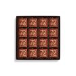 Carrés 72% Dark Chocolate Gift Box, 16 Pieces | 80g Supply