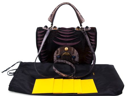 Fendi F3 Secret Code Satchel on Sale