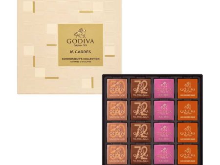 Assorted Chocolate Carrés Collection, 16 Pieces | 84g on Sale