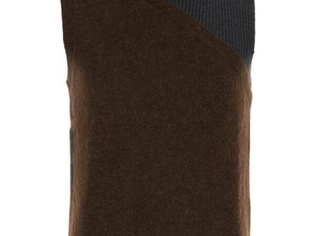 Fendi Man Two-Tone Stretch Wool Blend Vest Supply