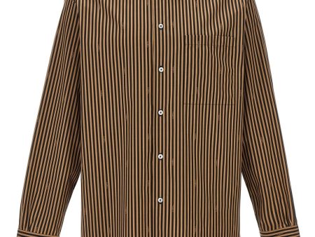 Fendi Men Pequin Stripes Shirt For Sale