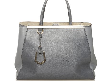 Fendi 2Jours Leather Satchel Online Hot Sale