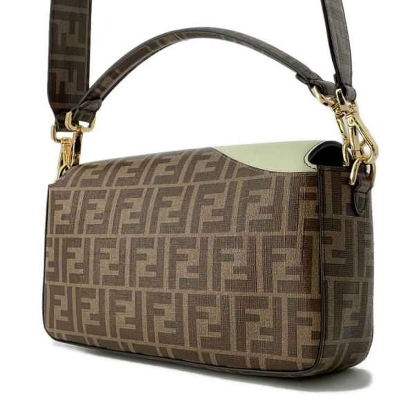 FENDI Antonio Lopez Zucca Bucket 2WAY Bag Brown Multicolor 8BR600 PVC Coated Canvas Leather Size Medium Online