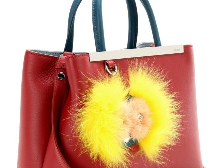 Fendi 2Jours Petite Embellished Leather Tote For Cheap