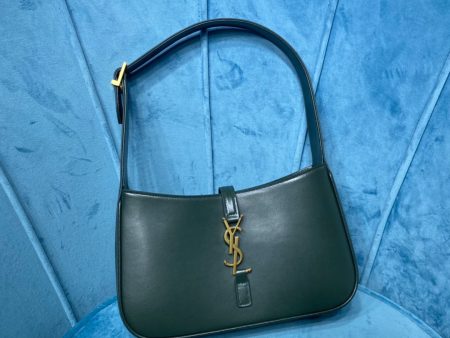 Yves Saint Laurent  Hobo Bag In Smooth Dark Green Sale