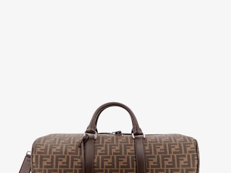 Fendi Man Fendi Man Brown Travel Bags Cheap