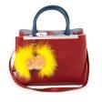 Fendi 2Jours Petite Embellished Leather Tote For Cheap