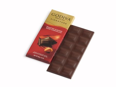 Roasted Almond Dark Chocolate Signature Tablet, 90g Sale