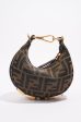 Fendi Womens Fendigraphy Bag Monogram Canvas Nano Sale