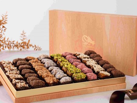 48 PCS (Dates)-Big size carton box with wood grains For Discount