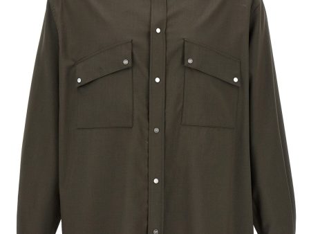 Fendi Men Wool Shirt Online Hot Sale