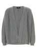 Fendi Man Grey Cashmere Blend Cardigan Online now