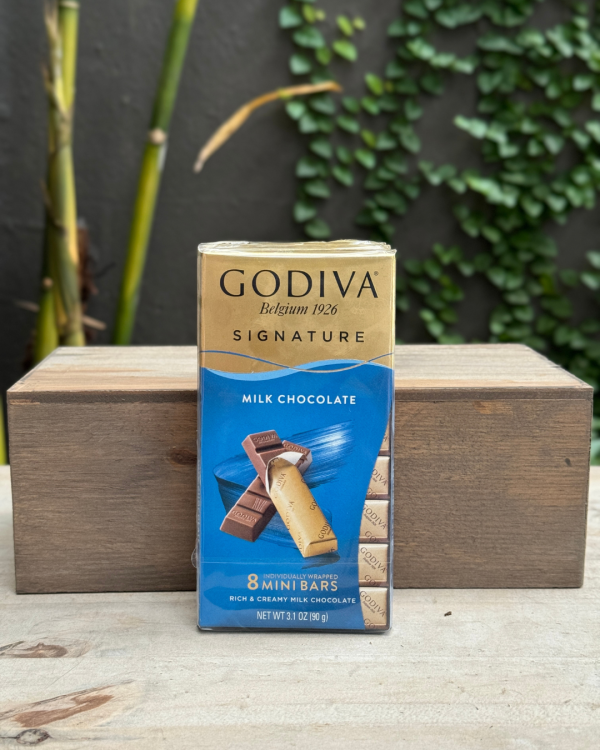 Godiva Signature Milk Chocolate Mini Bars, 3.1 oz Online now