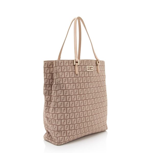 Fendi Zucchino Tall Tote For Discount