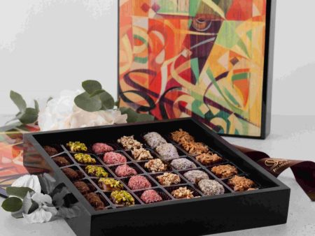 36 PCS (Dates)-Wood Box with Art work Online now