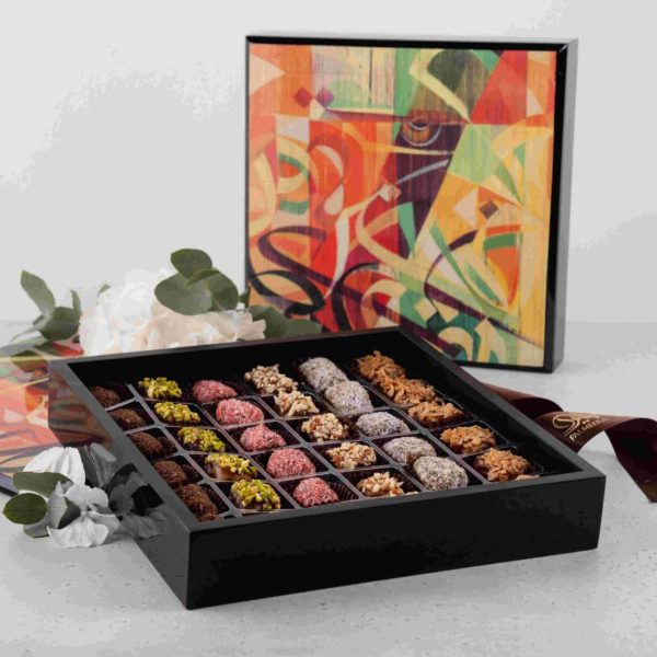 36 PCS (Dates)-Wood Box with Art work Online now