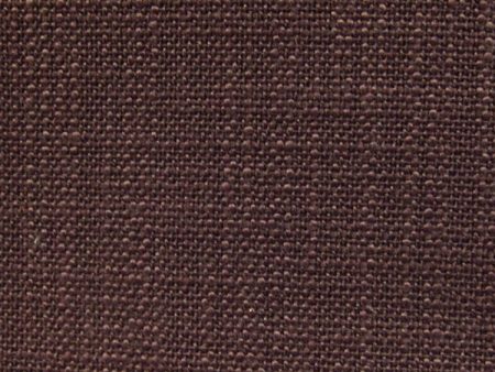 Glam Fabric Provincial Chocolate - Linen Like Upholstery Fabric Cheap