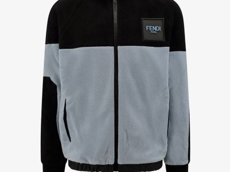 Fendi Man Fendi Man Blue Sweatshirts Supply