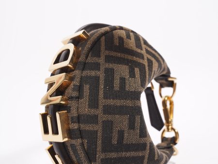 Fendi Womens Fendigraphy Bag Monogram Canvas Nano Sale