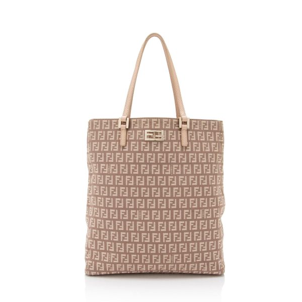 Fendi Zucchino Tall Tote For Discount